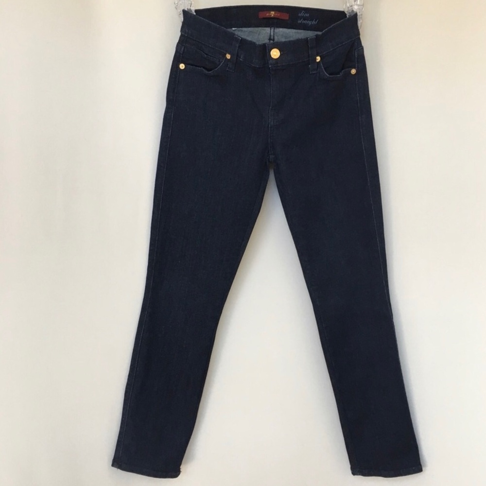 7 For All Mankind Slim Straight Leg Jean Sz 26
